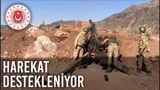 105 mm'lik dağ topları da komando birliklerimizin harekâtını etkin şekilde destekliyor