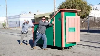 Kindhearted Artist Turns Trash into Tiny Mobile Homes for the Homeless 1