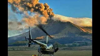 Очередная активность вулкана Пакая, Гватемала