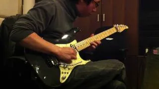 Rock Guitar Solo In Studio