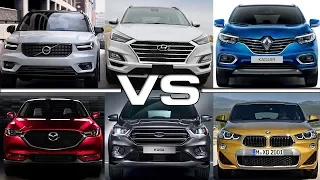 Volvo XC40 vs Hyundai Tucson vs Renault Kadjar vs Mazda CX- 5 vs Ford Kuga vs BMW X2