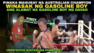 GASOLINE BOY ng Davao Winasak ang Undefeated Champ ng Australia