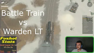 Foxhole Battle Train vs Warden Light Tank