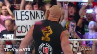 WWE Brock Lesnar Entrance   Raw 8 17 15 in Minnesota #BrockHomecoming