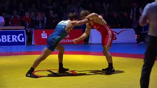 1/2 Finale DMM Ringen, 66KG Greco, E. Kinsinger vs. I. Angelov