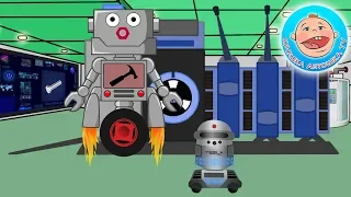 Сборник мультиков про веселого робота который ремонтирует машинки