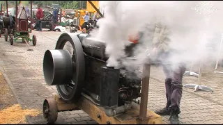 Kaltstart eines Deutz Diesel Stationärmotors - cold start of a Deutz Diesel stationary engine