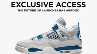 LIVE COP: AIR JORDAN 4 MILITARY BLUE JD INSTORE EA