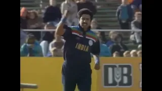 Manoj prabhakar beautiful delivery vs New Zealand 1992 WC