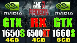 GTX 1650 SUPER vs RX 6500XT vs GTX 1660 SUPER || PC GAMES TEST ||