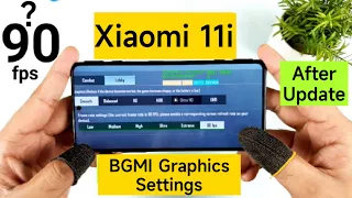 Xiaomi 11i BGMI Graphics Settings After Update Dimensity 920