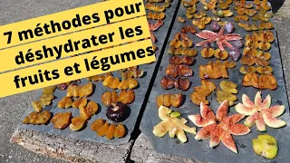 🍑🍐🍎7 METHODES POUR DESHYDRATER LES FRUITS ET LEGUMES🍑🍐🍎