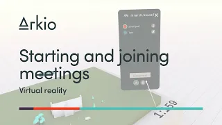 Learn Arkio - VR - Starting and joining meetings