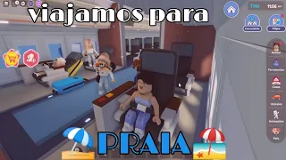 FOMOS VIAJAR PARA A PRAIA - Roblox livetopia