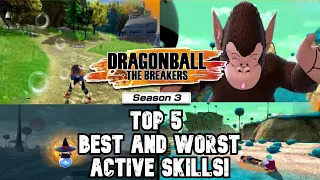 Top 5 Best and Worst Active Skills Released in Dragon Ball The Breakers Season 3