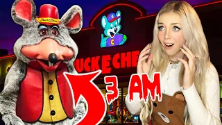 CHUCK E CHEESE OVERNIGHT CHALLENGE!! (5 KIDS WENT MISSING?!) *CREEPY & HAUNTED!*