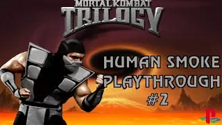 Mortal Kombat Trilogy: Human Smoke Playthrough #2 (PlayStation 1) (1080p 60fps)