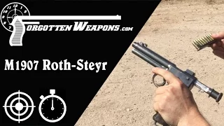 Roth Steyr 1907 at a Run-n-Gun Steel Match