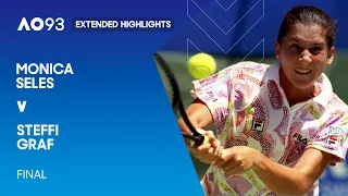 Monica Seles v Steffi Graf Extended Highlights | Australian Open 1993 Final