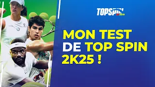 Top Spin 2K25 : Mon test et mon avis sur le jeu !