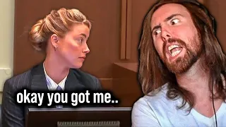 Amber Heard Caught Lying by Johnny Depp's Lawyer | Asmongold Reacts