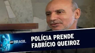 Fabrício Queiroz, ex-assessor de Flávio Bolsonaro, é preso no interior de SP | SBT Brasil (18/06/20)