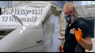 How to top-coat a VW T4 Syncro body? 🚐 [ep11-s3] 🔧 Ego rebuild #carpainting #paintjob #vwt4