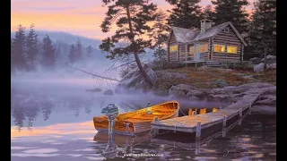 "Утреннее озеро"- "Morning Lake".Начало.