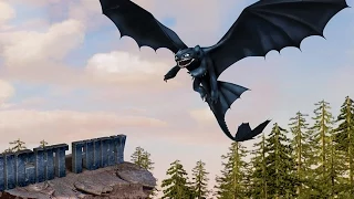 Как приручить дракона Новая жизнь игра  для детей How to train your dragon