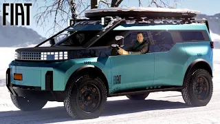 Fiat Concept Vehicles PANDA, Pick Up Truck, Fastback, SUV & Camper Series