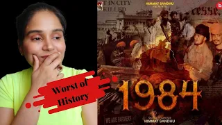 1984 Song by Himmat Sandhu | Reaction Video | Awantika Yadav