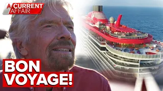 On board Richard Branson's incredible new luxury ship | A Current Affair