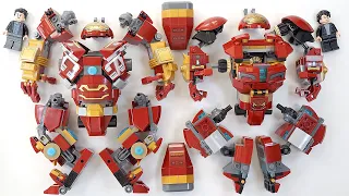 LEGO Avengers Infinity War Hulkbuster VS Hulkbuster | LEGO 76247 VS 76104 Size Comparison