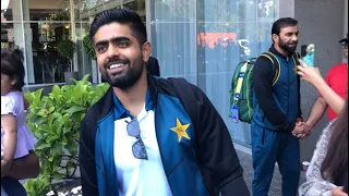 Babar Smiling | Players Selfie before departure to Sydney for Semi Final