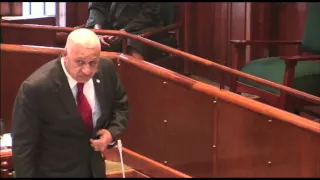 Fijian Prime Minister, Hon. Voreqe Bainimarama responds to question.