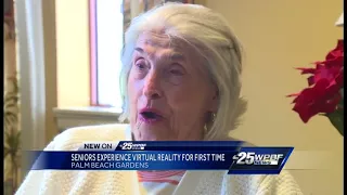 Seniors experience virtual reality for the first time