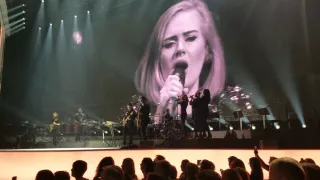 Adele 'Rolling in the deep' live at Xcel Energy Center, St. Paul, Minnesota July 6, 2016