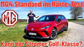 MG4 Standard im Härte-Test: Kann der Stromer Golf-Klasse?