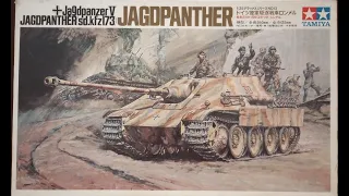 1972 Tamiya 1/25 Jagdpanzer V Jagdpanther German Army Tank Destroyer