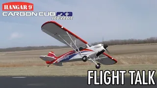 Hangar 9 Carbon Cub FX-3 Flight Talk