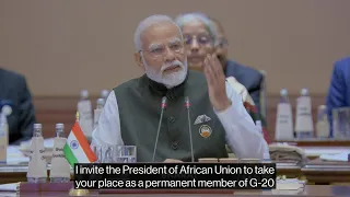 Modi Invites the African Union to Join the G-20