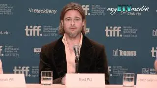 Brad Pitt on Moneyball (TIFF 2011)