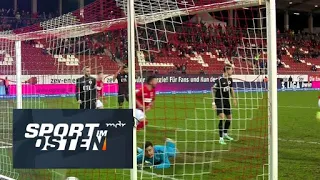 Auf die Folter gespannt - FSV Zwickau schlägt Viktoria Köln | MDR aktuell 21:45 Uhr | MDR