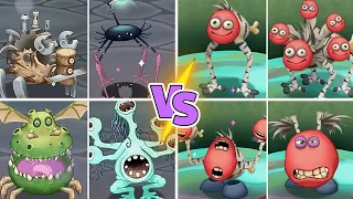 Ethereal Workshop Monsters VS RawZebra Monsters | My Singing Monsters