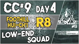 CC#9 Daily Stage 4 - Foothill Hui-ch'i Risk 8 | Low End Squad |【Arknights】