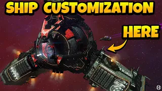 New Ship Customization in No Man's Sky Orbital Update & New Station