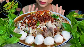 MUKBANG EATING||ก๋วยเตี๋ยวหมู * Pork Noodle Soup *