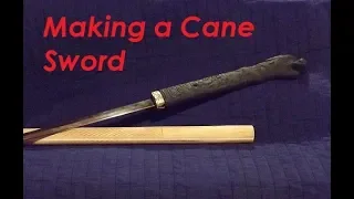 Making a cane sword