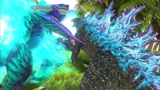 Cybernetic Chaos: Cyborg sharkjira vs. Godzilla 2024! - Animal Revolt Battle Simulator