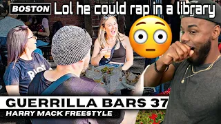 These Are Better !!! Harry Mack Guerrilla Bars 37 Live In Boston!! MUST WATCH!